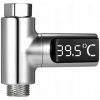 Digitální průtokový teploměr na sprchu