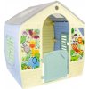 Mochtoys záhradný domček so zvieratkami modrý