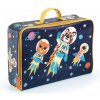 Detský textilný kufor - vesmír