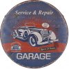 Ceduľa Garage 30x30 cm Plechová tabuľa