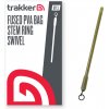 Trakker Driek do inline olov Fused PVA Bag Stem - Ring Swivel 5ks