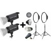 Bresser Set štúdiových bleskov BRESSER: 2x CD-400