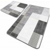 Sivé kúpeľňové predložky v súprave 2 ks 60x100 cm Pendor – Foutastic