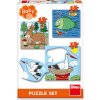 DINO Baby puzzle Zvieratká: Kde žijú?