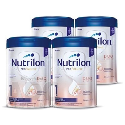 Nutrilon 1 Profutura DUOBIOTIK počiatočná dojčenská výživa (0-6 mesiacov) 4x800 g (3200 g)