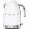 Rýchlovarná kanvica SMEG 50's Retro Style 1,7l LED indikátor biela (KLF04WHEU)