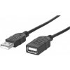 MANHATTAN USB kábel 2.0 predĺženie A muž / A žena 1,8 m čierna 338653 Manhattan