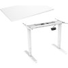 AlzaErgo Table ET1 NewGen biely + doska TTE-01 140 × 80 cm biely dub