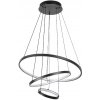 RABALUX 72346 Beliza závesné svietidlo D600mm LED 90W/9000/7200lm 3000-6500K čierna, biela, stmievateľné, diaľkový ovládač