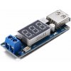 Step/Down menič DC4,5 - 35V na 5V/500mA USB LED voltmeter