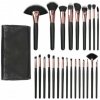 Mimo Makeup Brush Set Black 24 ks sada štetcov