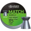 Diabolo JSB Match pre pištoľ 4,50mm 500ks