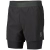 SCOTT Cyklistické nohavice krátke bez trakov - HYBRID ENDURANCE TECH - čierna L