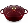 Le Creuset - Liatinový rodinný hrniec okrúhly s pokrievkou 26cm/4,1l La Marmite - Garnet, bordová