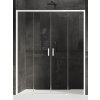 New Trendy Prime White sprchové dvere 200 cm posuvné biela matná/priehľadné sklo D-0441A