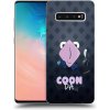 Picasee silikónový prehľadný obal pre Samsung Galaxy S10 Plus G975 - COONDA holátko - tmavá