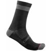 Castelli Alpha 18, Black Veľkosť: 44 - 47 Zimné ponožky s Merino vlnou a Primaloft