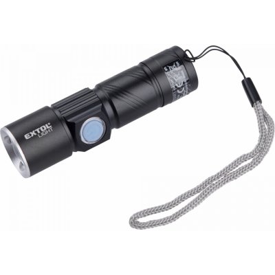 EXTOL LIGHT Svietidlo 150l, zoom, USB nabíjanie, XPE 3W LED 43135
