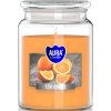 Aura candles Vonná sviečka s uzáverom 'Orange' 500 g