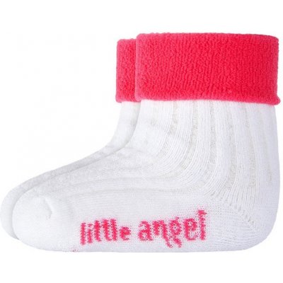 Little angel Ponožky froté Outlast® Ponožky froté Outlast bílá/růžová