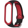 Xiaomi EF náhradný náramok s kovovým zapínaním pre Mi Band 3/4 Farba: červeno-čierna