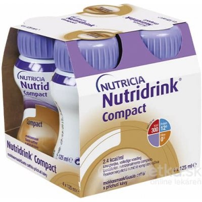Nutridrink Compact s kávovou príchuťou 4x125ml