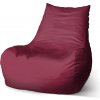 Sablio Sedací vak Bean Vínová - 100 x 90 x 45 cm