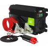 GREEN CELL Menič napätia verzia PRO 24V to 230V 300W/600W s USB portom