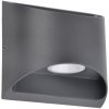 PREZENT 31404 AUCLAND 2xLED/3W,4000K,IP54,D.GREY, WALL