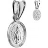 Argento Strieborný prívesok Zázračná medaila 84850