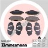 ZIMMERMANN Sada brzdových platničiek kotúčovej brzdy 24660.180.1