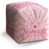 Sablio Taburet Cube Princess - 40x40x40 cm