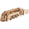 Ugears 3D drevené mechanické puzzle MINI Lokomotíva