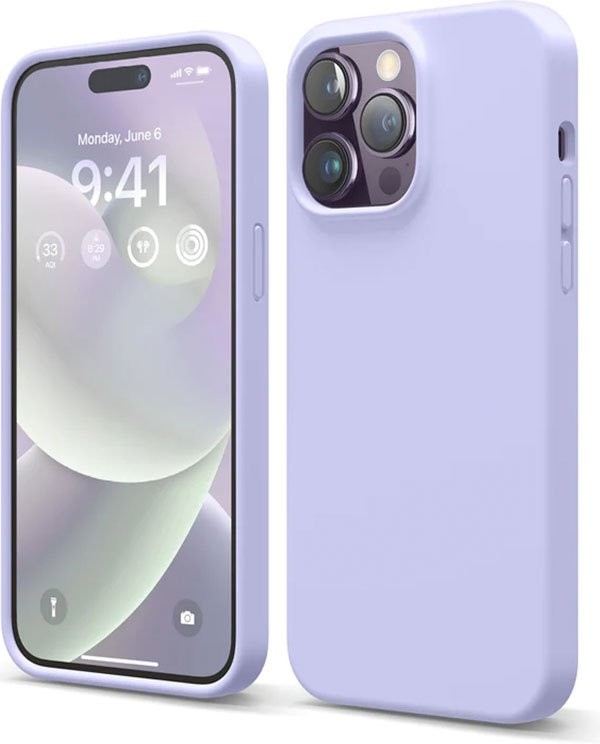 Púzdro Elago Silicone Case iPhone 14 Pro Max - fialové