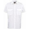 Premier Workwear Pánska pilotná košeľa s krátkym rukávom PR212 White 38 (15)