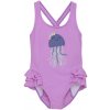 Dívčí jednodílné plavky Color Kids Iris Orchid