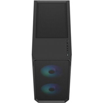 Fractal Design Focus 2 RGB TG Clear Tint Mid Tower Case - Black