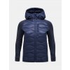 Peak Performance W Helium Down Hybrid Hood Blue Shadow