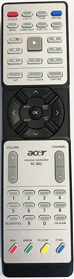 Diaľkový ovládač Acer RC-802, RT.8020A.001