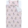 Ružové detské obliečky na dvojlôžko 200x200 cm Bunny Tails Ditsy Flowers – Catherine Lansfield