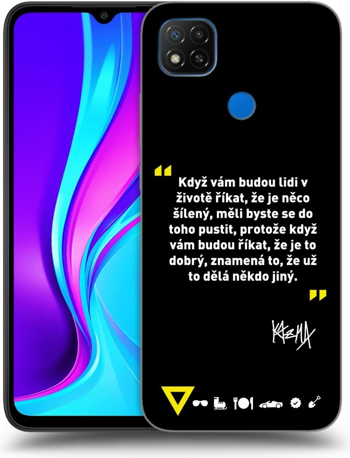 Púzdro Picasee ULTIMATE CASE Xiaomi Redmi 9C - Kazma - MĚLI BYSTE SE DO TOHO PUSTIT