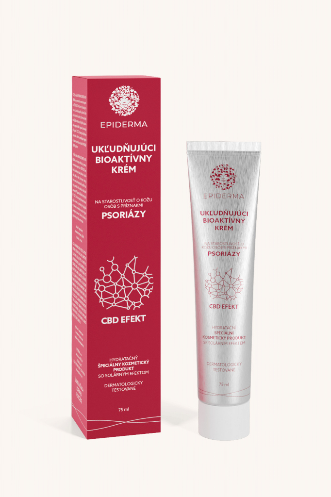 Epiderma bioaktívny CBD krém pri prejavoch Lupienky 75 ml