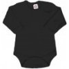 Body dlhý rukáv New Baby - čierne Čierna 62 (3-6m)
