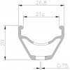 MACH1 Ráfik 5.20 SL 27.5 32D TLR čierny