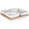 Banquet Sada misiek Brillante Bamboo 24,5x24,5x4,5 cm 6ks