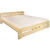 Drewmax Dřevěná postel 180x200 LK117 (Barva dřeva: Dub)
