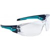 Ochranné pracovné okuliare Bollé SILEX, číre, modré