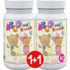 ABCD muLTi Gummies - Clinical 1+1 pektínové bonbóny s malinovou príchuťou 2x60 ks, 1x1 set
