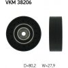 Vratná/vodicí kladka, klínový žebrový řemen SKF VKM 38206