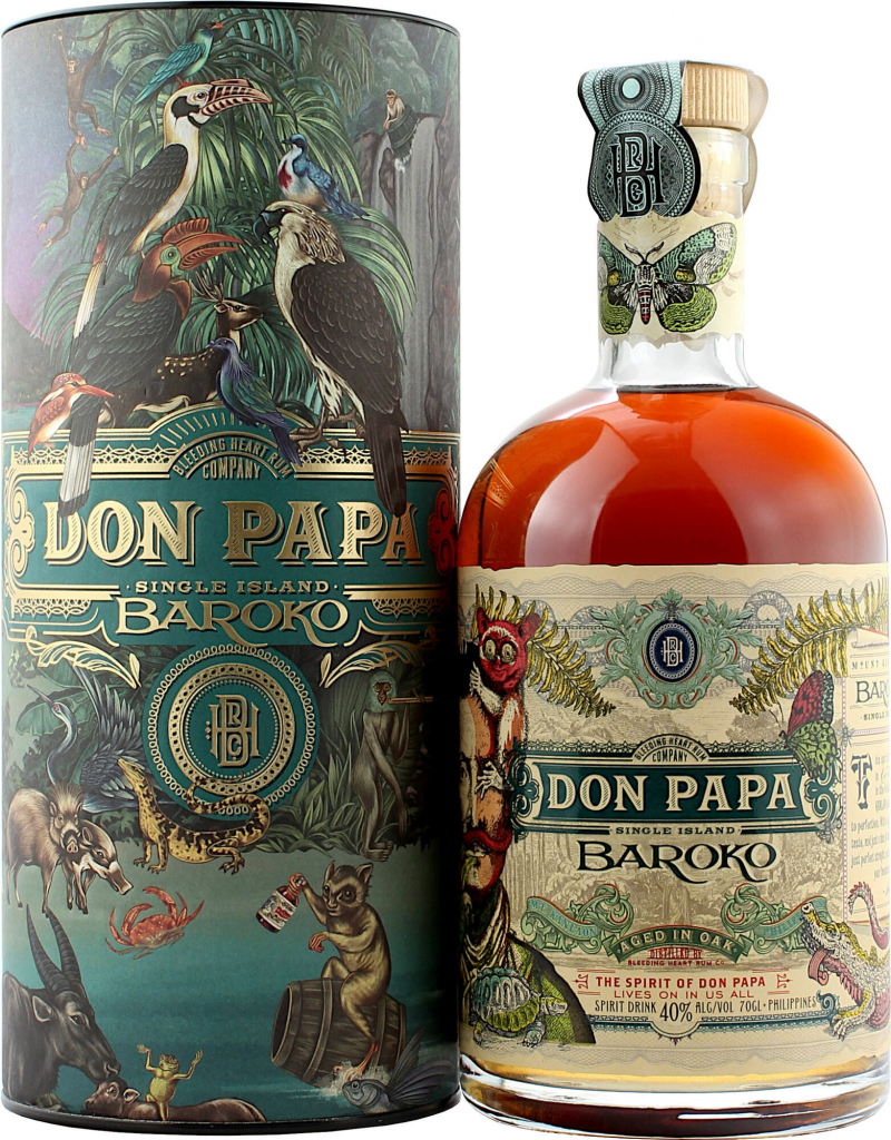 Don Papa Baroko Secrets of Sugarlandia 40% 0,7 l (tuba)